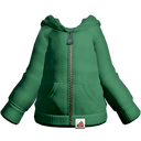 Green Zip Hoodie